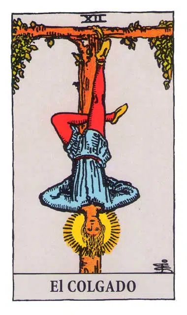 Cartas del Tarot: el COLGADO (12)