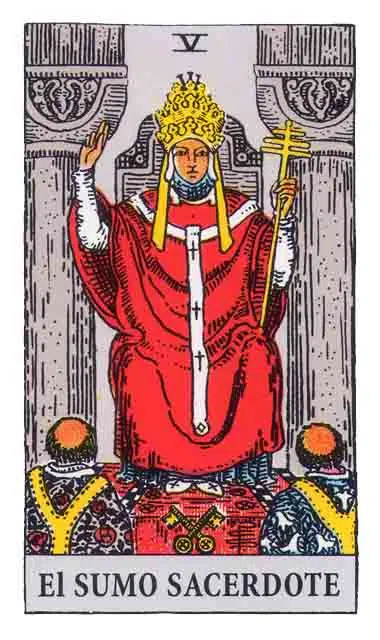 Cartas del Tarot: el SUMO SACERDOTE (5)