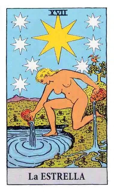 Cartas del Tarot: la Estrella (17)