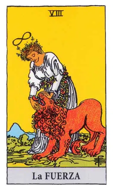 Cartas del Tarot: la FUERZA (8)