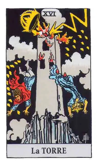 Cartas del Tarot: la TORRE (16)