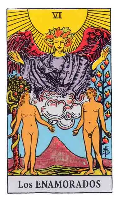 Cartas del Tarot: los Enamorados (6)